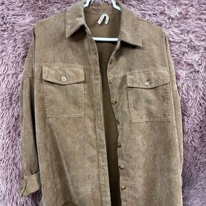 Corduroy button up shirt